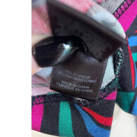 Marc by Marc Jacobs Silk Geometric Sundress Women’s Size Large Y2K - Picture 7 of 7